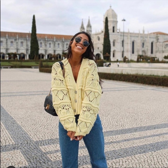 Zara jeweled buttons cardigan bloggers fav… - Picture 13 of 16